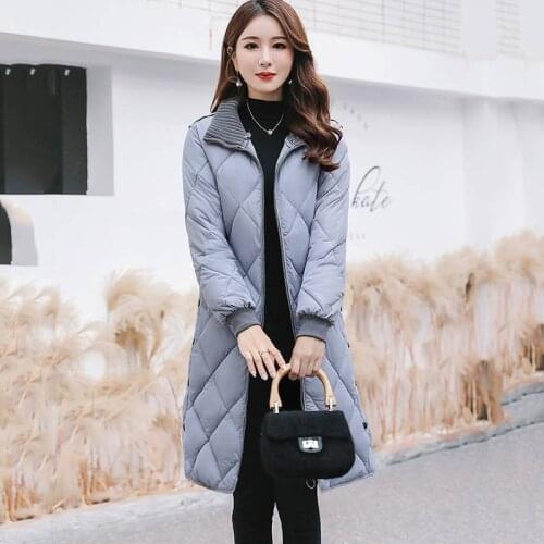 Women Casual Thick Warm Down Cotton Jackets New Long Cotton Jacket Quality Winter Jacket Coat Black Plus Size Parka Overcoat 4XL