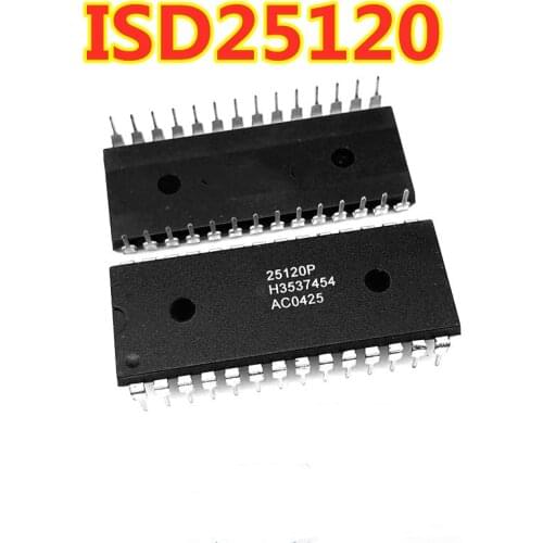 1pcs/lot ISD25120P ISD25120 DIP-28 In Stock