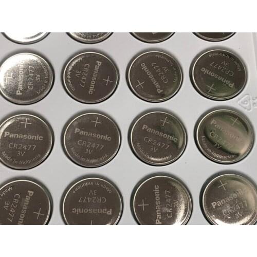 100PCS/LOT New Original Battery For Panasonic CR2477 3V High Performance High Temperature Resistant Button Coin Cell Batteries