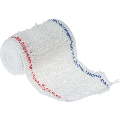 2 Roll 7.5cm*4.5m Breathable Elastic Crepe Bandage Wound Dressing Outdoor Sports Sprain