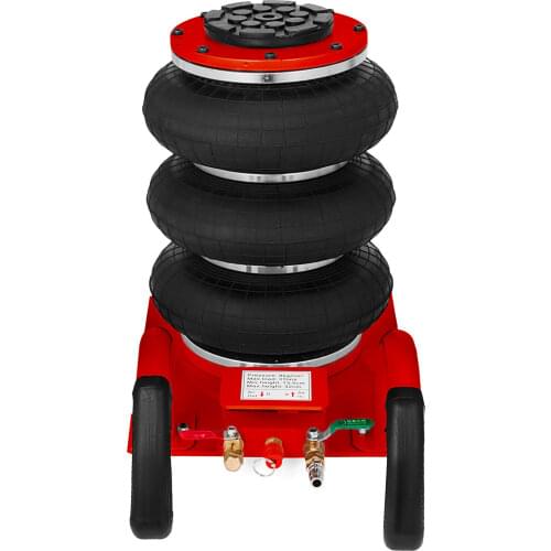 3 Ton Triple Bag 18" Air Pneumatic Jack 6600 lbs High Lift Compressed Air