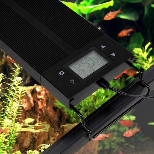 48-54 Inch Aquarium LED Light Waterproof Fish Tank Light Underwater Lamp Aquariums Decor Lighting Planted Lights EU Plug 120CM