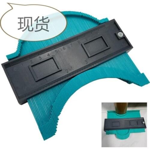 5/10inch Contour Profile Gauge Tiling Laminate Tiles Edge Shaping Wood Measure Ruler ABS Contour Gauge Duplicator Tool Parts