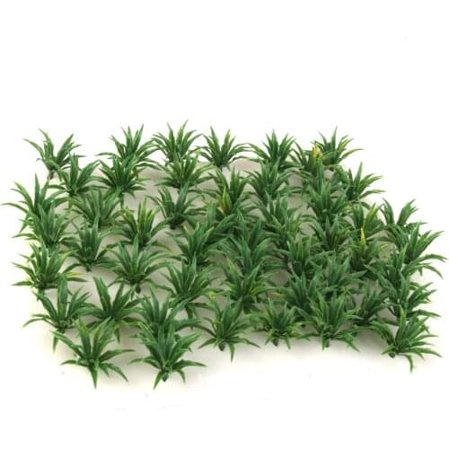 50pcs Model Tree Bushes, Forest Greenery Plants 1:100 Scale Building Park Garden Miniature Landscape Wargame Scenery Supplies