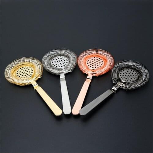 Sprung Bar Cocktail Strainer Stainless Steel Deluxe Strainer Bar Strainer Bar Tool Wine Ice Strainer Bar Percolator