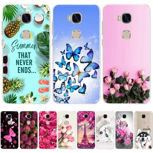 Case For Huawei Honor 5X 5 X Case Cover Soft Silicone Coque for Huawei GR5 Phone Case Fundas for Huawei Honor 5X KIW-L21 Cover