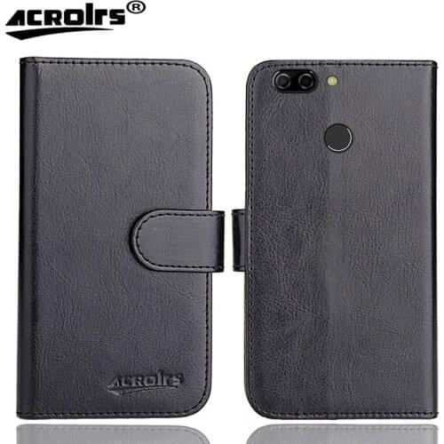 ZTE Blade V9 Case 5.7" 6 Colors Flip Soft Leather Crazy Horse Phone Cover Stand Function Cases Credit Card Wallet