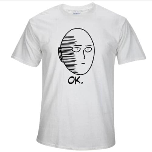 One Punch Man Tshirt Men/women Fashion Hip Hop Cotton New Hot One Punch Man Mens t shirt Clothes Top