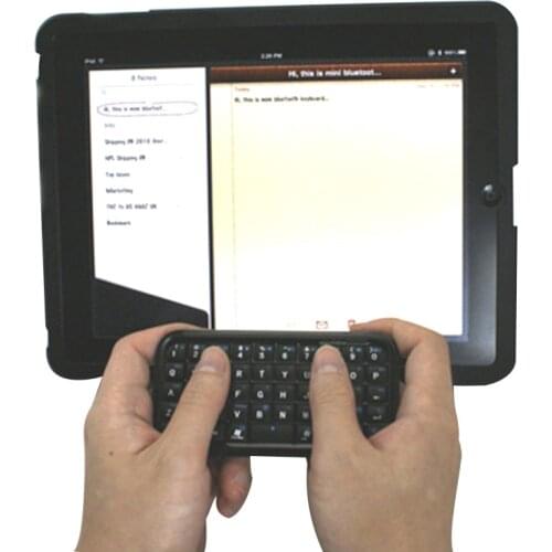 Hot Sale Black Ultra Slim Mini Bluetooth 3.0 Keyboard for iPhone 7 Plus Samsung S7 / PS3 / PC / PDA