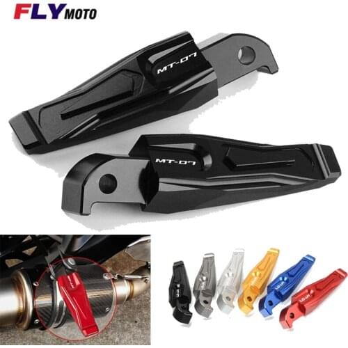 Hot Deals Motorcycle Accessories CNC Rear Passenger Foot Rests Pegs Footrests For Yamaha MT07 MT 07 2015 2016 2017 2018 2019