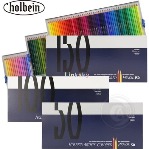 Holbein Artist Colored Pencils 50/100/150 Color Set Op935,OP940,OP945 softly molded oily colored pencils Iroenpizu, in paper box