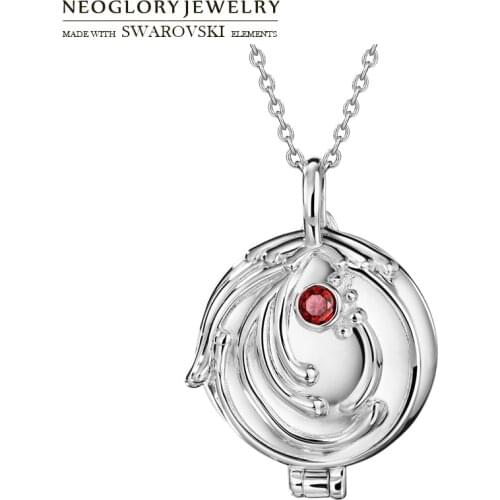 NEOGLORY Silver Necklaces