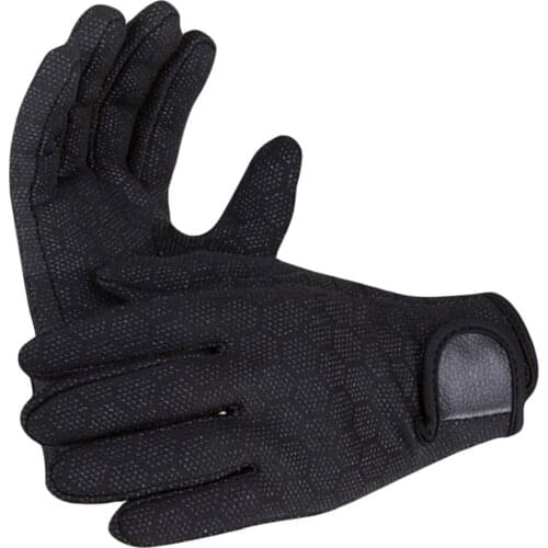 1.5mm Neoprene Wetsuit Gloves Five Finger Full Finger Gloves for Diving Snorkeling Spearfishing Kayaking Surfing Sailing