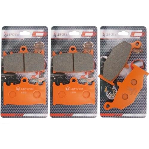 Motorcycle Part Front Rear Brake Pads Brake Disc Pad Kit For Suzuki GSR600 2006 2007 2008 GSR400 2006 Carbon Fiber
