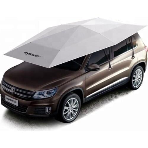 Mynew big size 4.8Meter semi-automatic car sunshade, patented manual car umbrella cover for Kia K2 K3 K5