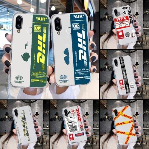DHL Express Phone Case Transparent For Huawei Honor 6 7 8 9 10 10i 20 A C X Lite Pro Play transparent tpu waterproof fashion