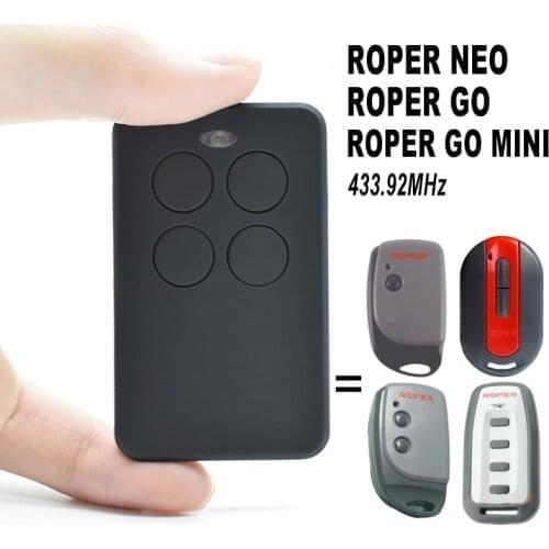 ROPER NEO/GO/ GO MINI garage door remote control 433.92 rolling code transmitter