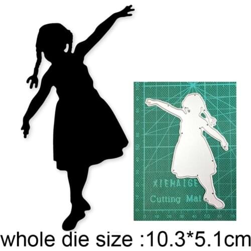 Craft dies Metal cutting dies cut die mold little girl decoration Scrapbooking dies paper craft knife mould blade punch stencils