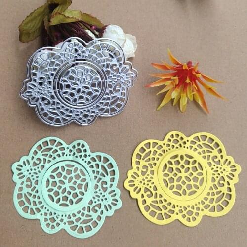Lace pattern background Decoration Card Metal cutting tool Mould DIY clipping Paper Photo process template Die