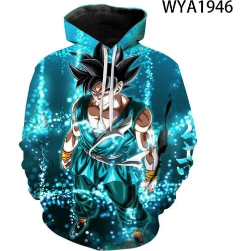 Men Women Children Dragon Sweatshirts Hoodies Anime DBZ 3D Print Streetwear Boy Girl Kids Pullover Long Sleeve Fashion Jacket