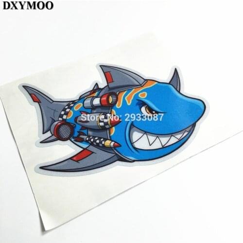 3 size Scube Dive Sports Diving Cool Shark Car Sticker and Decals Vinyl for Car Window Oil Tank Motorcycle Laptop 3M H2646