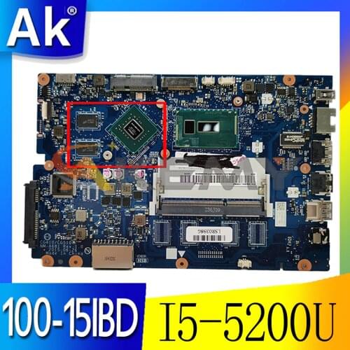 Akemy CG410/CG510 NM-A681 For Lenovo 100-15IBD B50-50 Laptop Motherboard CPU I5 5200U GPU GT920M DDR3 100% Test Work