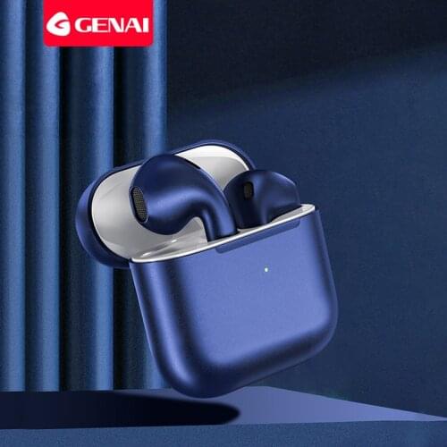 Genai TWS Wireless Headphone Bluetooth 5.0 Headset Plating Colorful Stereo Sports Semi-ear Music Headphones For iPhone Android