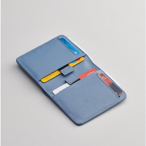 RexOwl Full Grain Leather Wallet - Tan - Black - Blue - Gray - Dark Blue - Free Shipping