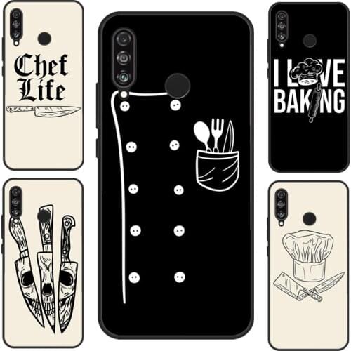 Baker Love Baking Chef Case For Huawei P Smart 2019 2021 Nova 5T Mate 20 Lite P20 P30 P40 Honor 20 Pro 8X 9X 10i