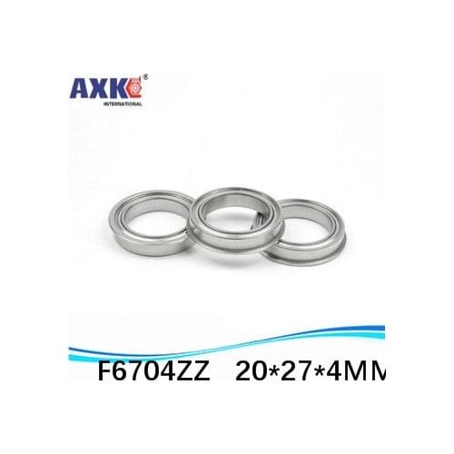 F6704ZZ bearing 20*27(28.5)*4(0.8)MM Flange bearings 6704 F6704Z F6704ZZ chrome steel deep groove bearing 20*27*4