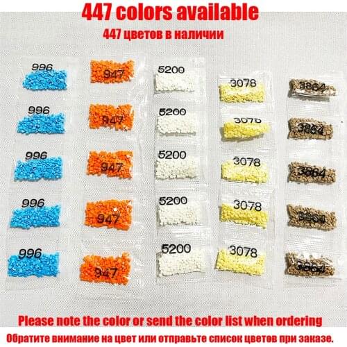 Kexinzu DMC 447 Colors Diamond Moasic Tools Rhinestone Diamond Painting Cross Stitch Stone Crystal Bead Accessory