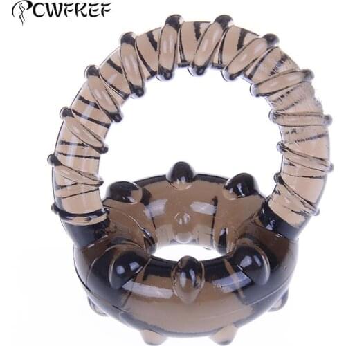 Soft Silicone Time Delay Ring Cockring Lasting Penis Ring Couple Lover Sexy Toy Play Games Dual Ring Men Male Long Love Delay