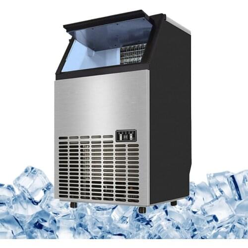 Ice Cube Maker Stainless Steel Intelligent Auto Clean Ice Making Machine For Home Commercial Ice Maker