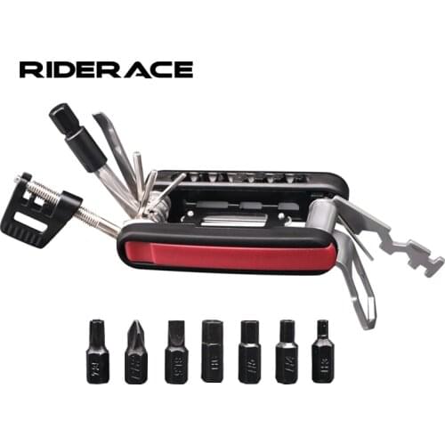 Bicycle Multifunction Tool Set Hex Screwdriver Chain Cutter Kit Folding Tire Repair Multitool MTB Road Bike Repair Accessories