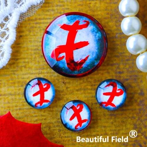 12mm 25mm 14mm 16mm 18mm 20mm Photo Glass Cabochons Round Cameo Set Handmade Settings Stone Hero UUH171