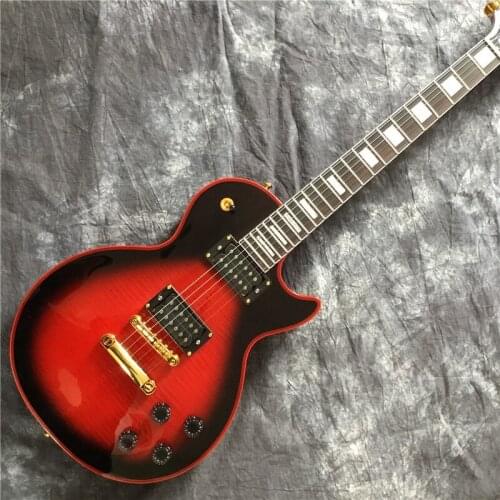 New Hot shop red electric guitar, high quality silver blast guitar, real photos show that all colors can be