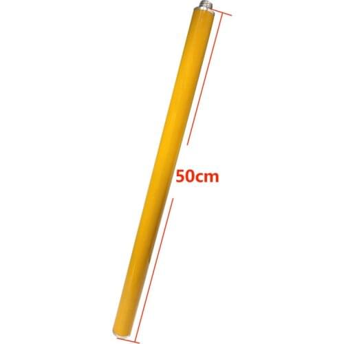 Brand NEW Yellow pole 50CM ( 1.64 foot) length Antenna Pole Extend Section for Trimble GPS prism pole 5/8 x 11 thread Aluminum
