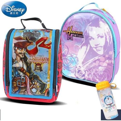 Original Disney children student lunch bag thickened with rice portable lunch box bag lunch bag insulated bag baby small bag