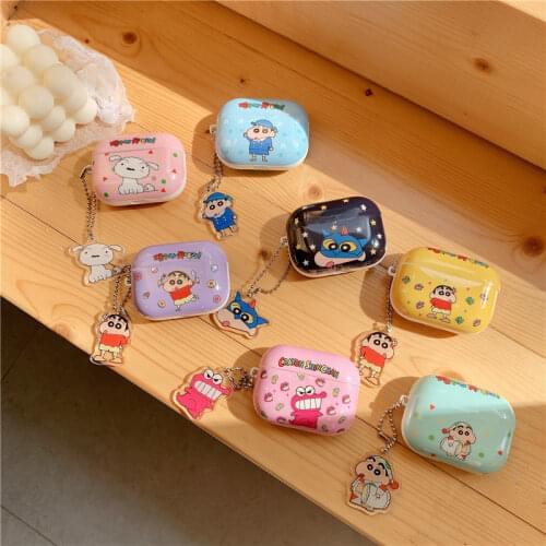 Cute Cartoon Shockproof Earphone Cases for Apple Airpods Pro 1 2 Protection Headset Cover Headphone Case with Decoration