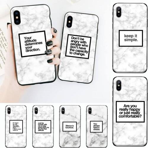 Marble Alphabetic text pattern Luxury Phone Case for iPhone 11 12 mini pro XS MAX 8 7 6 6S Plus X 5S SE 2020 XR