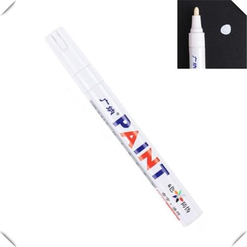 Car Tyre Tread White Waterproof Permanent Paint Marker Pen for Kia RIO K3 K4 K5 Magentis Borrego Rio5 Trackster KND-4 Spectra5