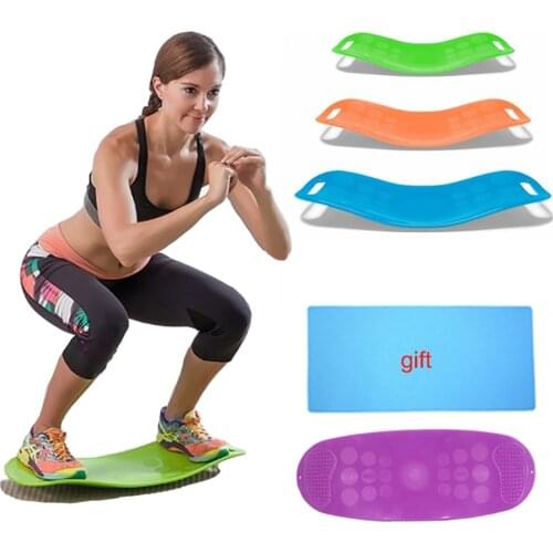 Twisting Fitness Balance Board Simple Core Workout Yoga Board Non-slip Training Gym Abdominal Body Exercise Equipment Home