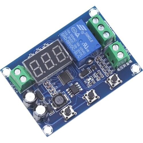 XH-M608 Battery Charge Discharge Module DC6-40V Integrated Voltmeter Undervoltage Overvoltage Protection Timing Discharge Board