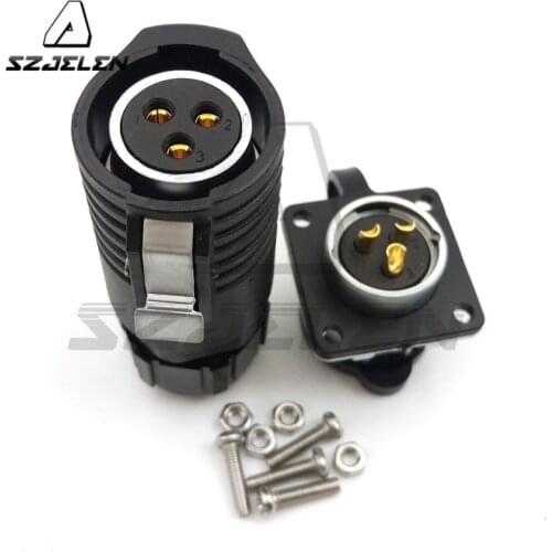 XHP20 series, 3-pin waterproof connector ,Industrial aviation electrical connector plugs and sockets