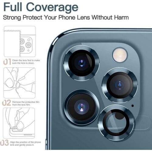 3PCS Camera Lens Tempered Glass For IPhone 12 Pro Screen Protector On For IPhone 12 Pro Camera Glass