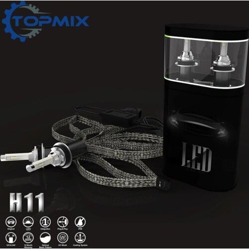 1pcs 30W 3600LM 6000K LED Headlight Bulbs H8 H9 H11 LED Auto Head Bulb Lamp For Toyota Ford