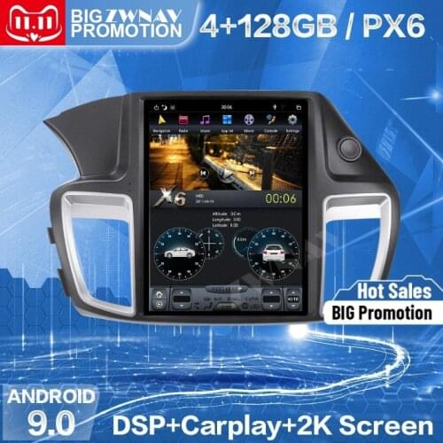 128GB Tesla Style Android 9 CAR GPS Navi For Honda Accord 2013 2014 2015 2016 2017 2018 Radio Stereo Multimedia Player Head Unit