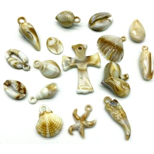 15 Styles Shell color beads for Making Jewelry DIY Bracelet Necklace