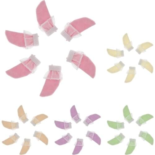 3x Fashion Pure Color Knitted Lace Ankle Socks for 1/6 Blythe BJD Dolls Outfits