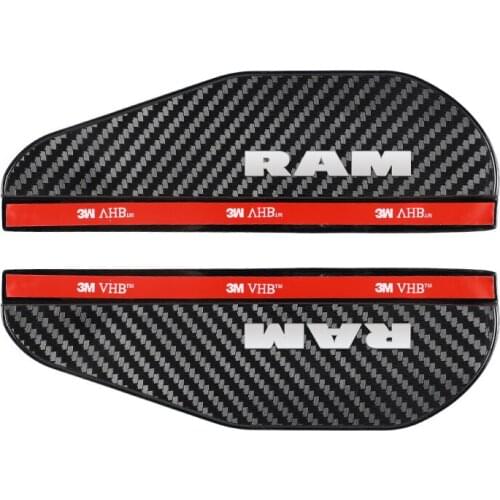 Car Rearview Mirror Rain Water Rainproof Eyebrow Cover Side Shield for Dodges Challenger RAM 1500 Charger Avenger Caliber